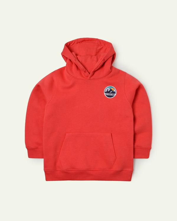 Solid Red Hoodie