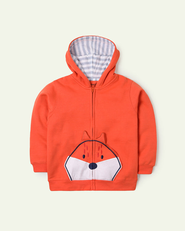 Orange Fox Hoodie