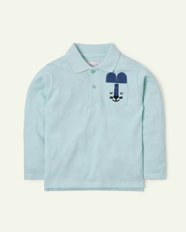 Ice Green Bunny Polo