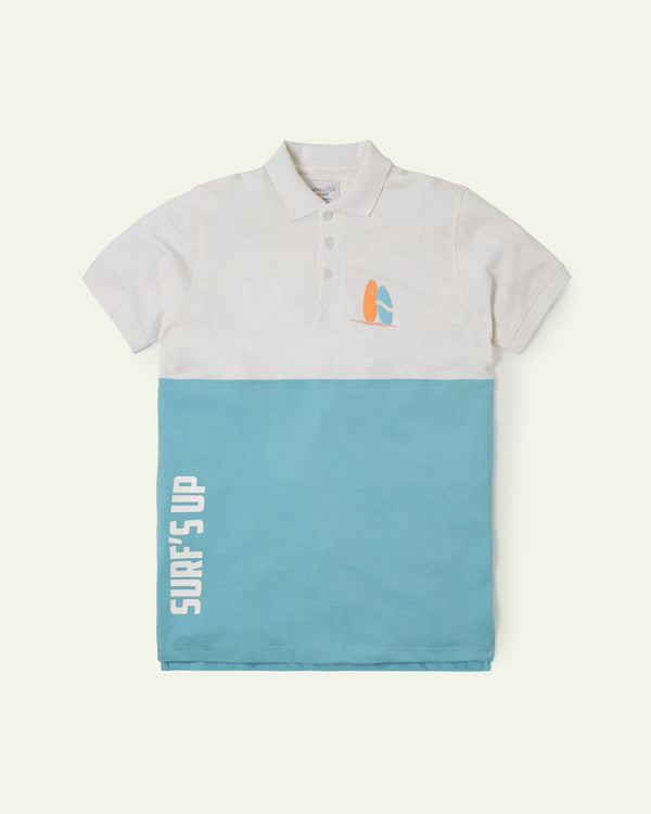 Surf’s Up Cut & Sew Polo