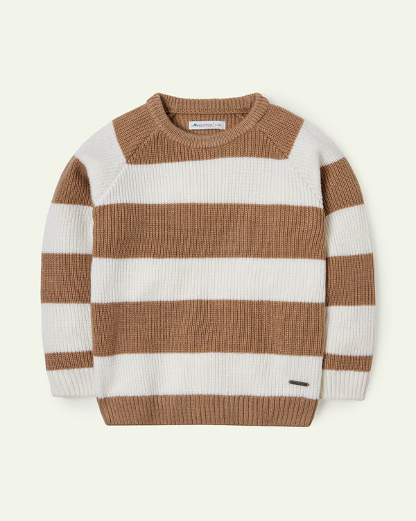 Striped Raglan Sweater