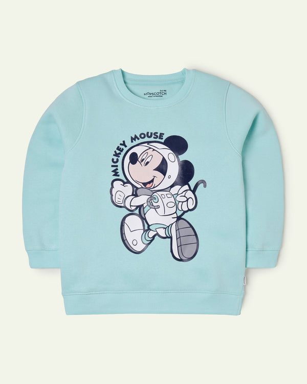 Aqua Mickey Mouse Sweatshirt