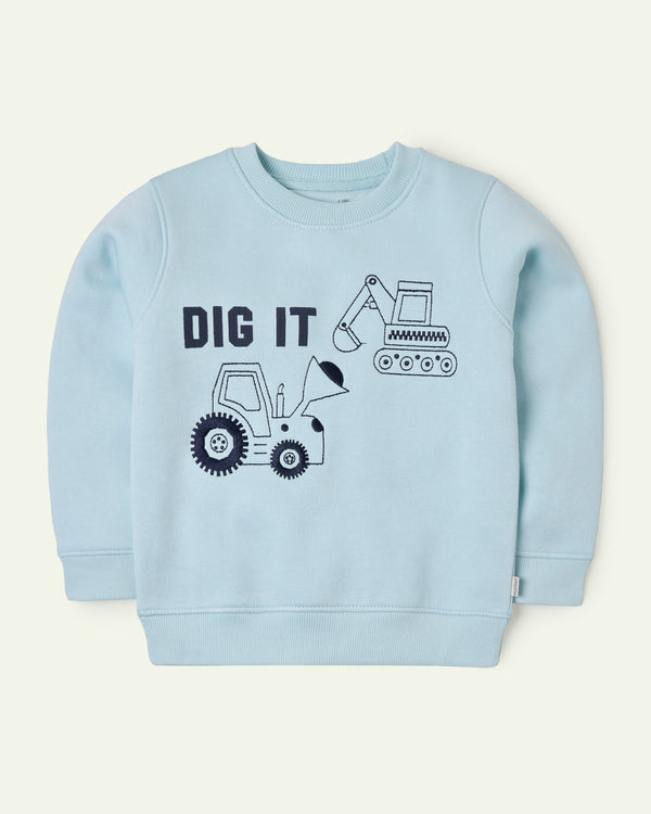 Dig It Embroidered Sweatshirt