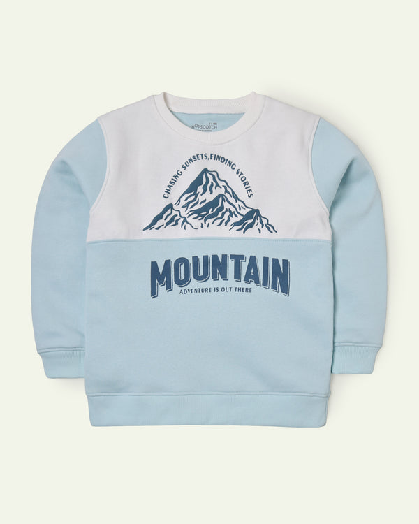 Cut & Sew Graphic Sweatshirt