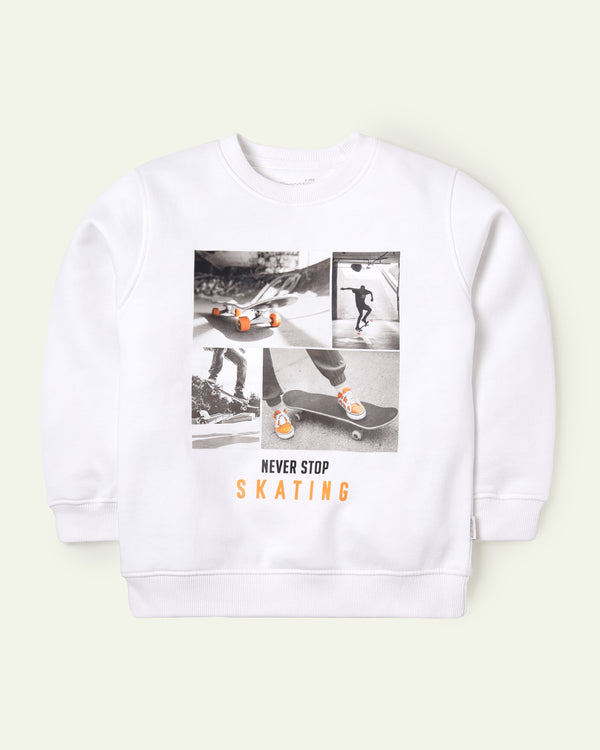 Skating Printed Sweatshirt