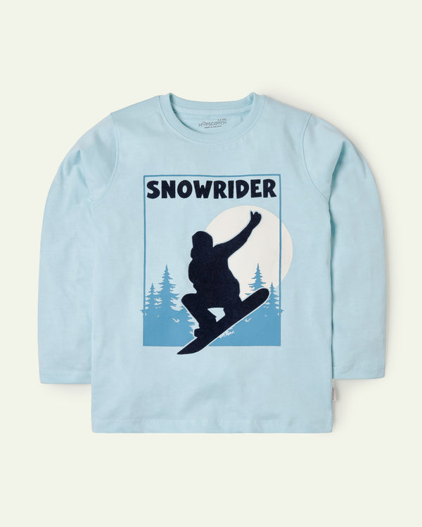 Blue Snow Rider T-Shirt
