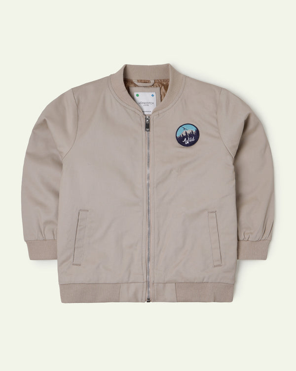 Khaki Bomber Jacket
