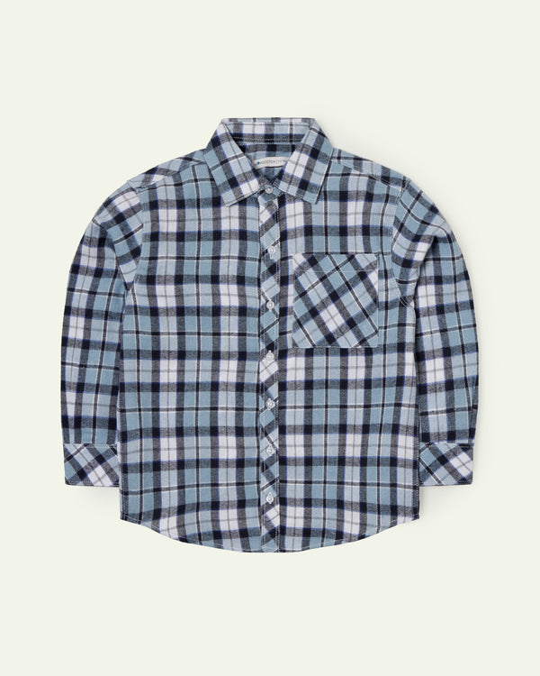 Blue Checkered Shirt