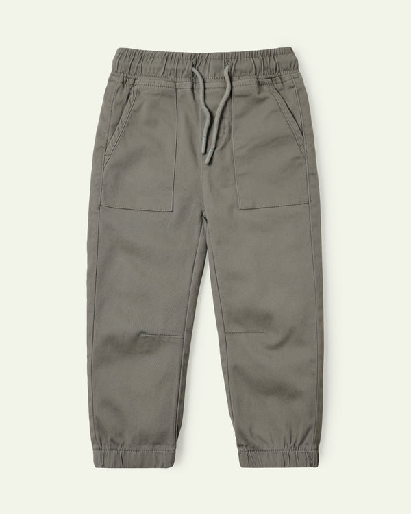Olive Pull Up Trousers