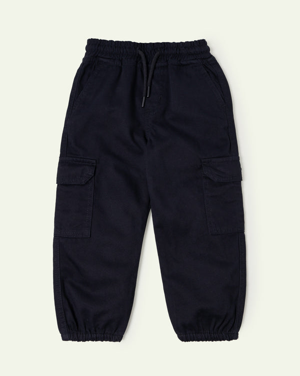 Black Cargo Trousers