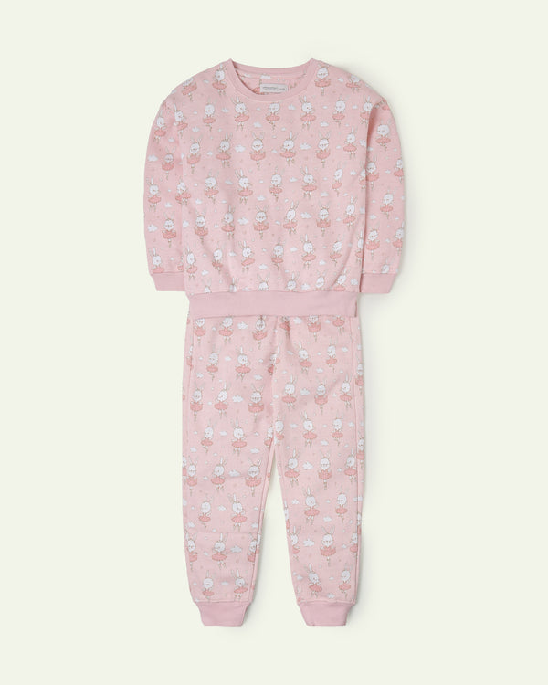 Pink Oversized Bunny Co-ord