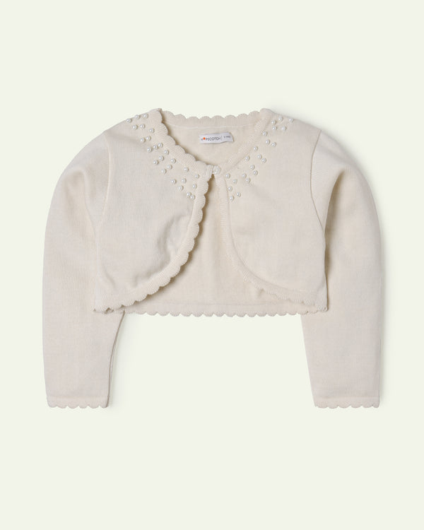 Embellishes Bolero Sweater