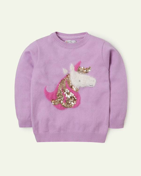 Unicorn Embellished Sweater