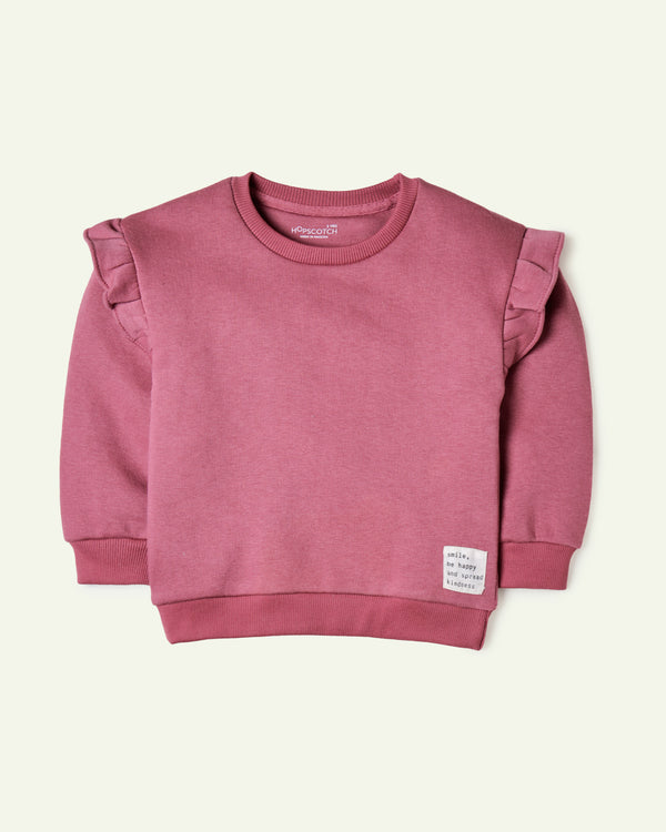 Oversized Ruffle Sweatshirt