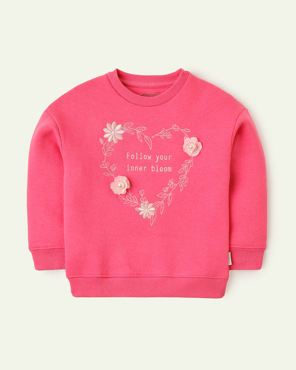 Oversized Pink Sweatshirt