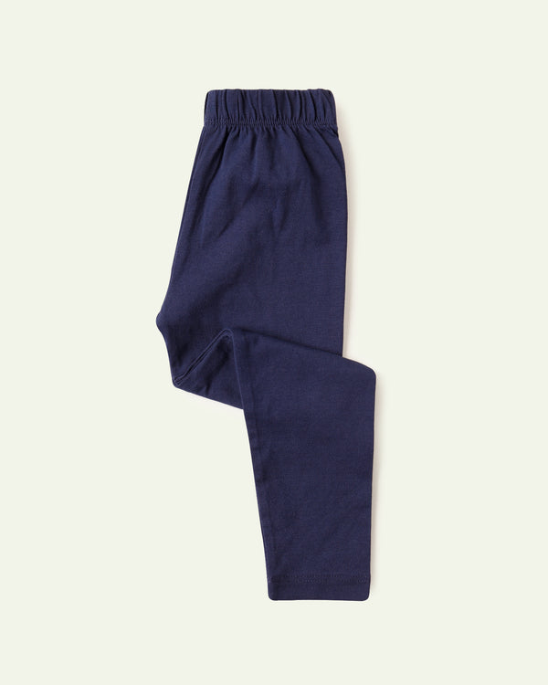 Solid Navy-Blue Tights