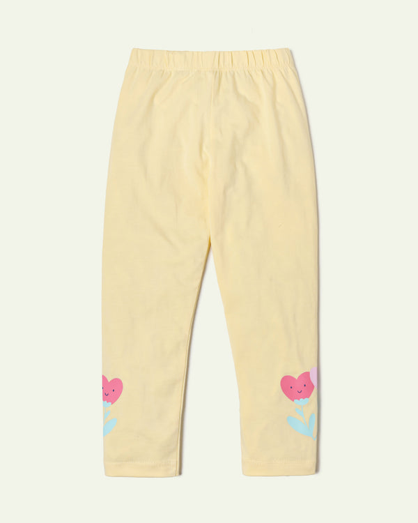 Yellow Graphic Tights