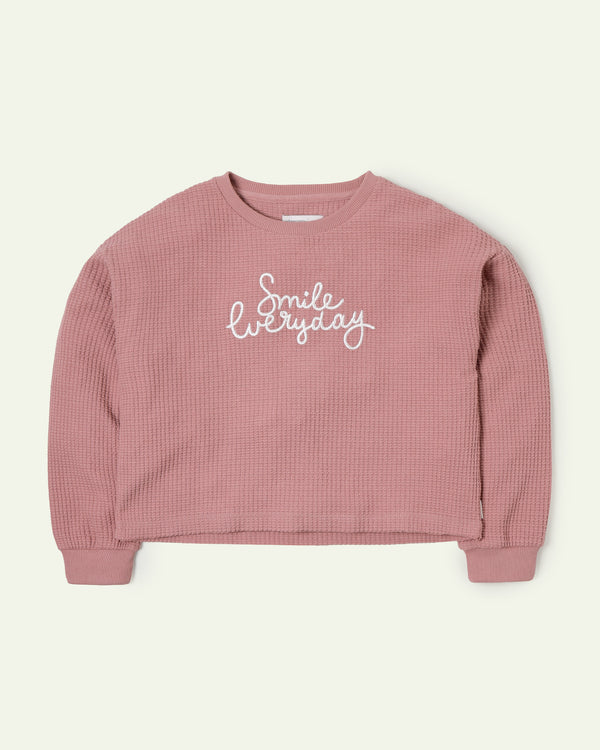 Tea Pink Boxy Crop T-Shirt