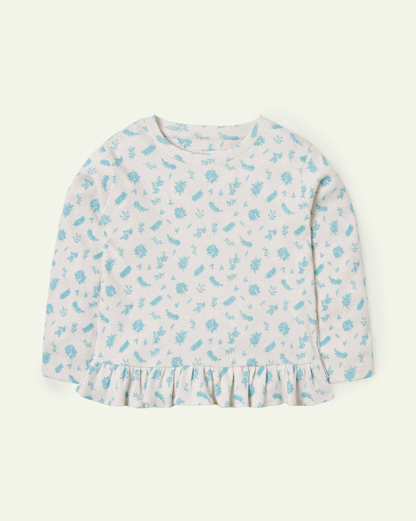 Leafy Ribbed T-Shirt