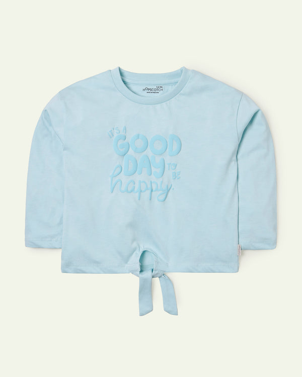Good Day Front Knot T-Shirt