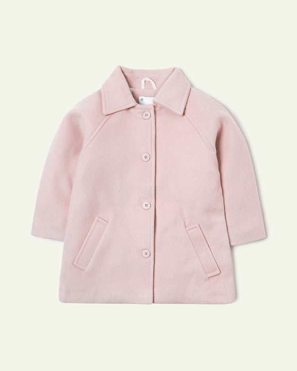 Blush Pink Raglan Coat