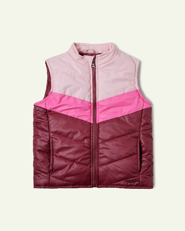 Pink Fusion Puffer Jacket