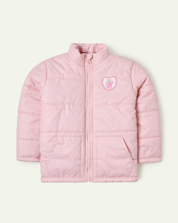Powder Pink Puffer Jacket