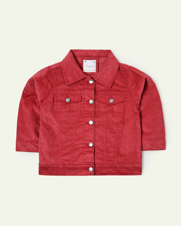 Maroon Corduroy Jacket