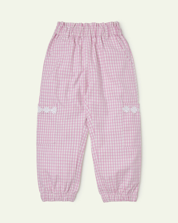 Checkered Jogger Pants