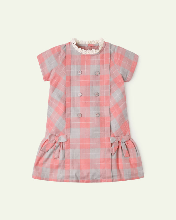 Pink Low Waist Dress
