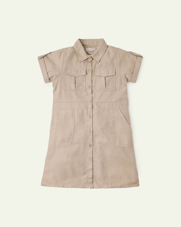 Khaki Cargo Dress