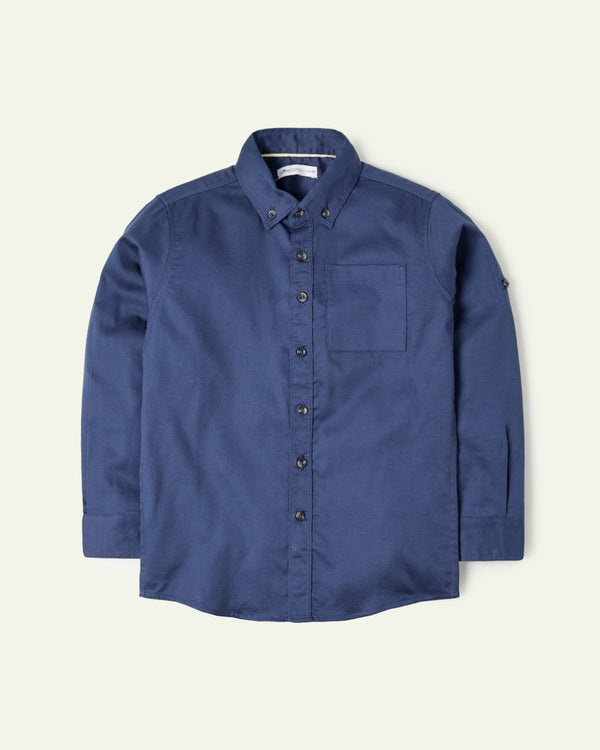 Blue Button-Down Shirt