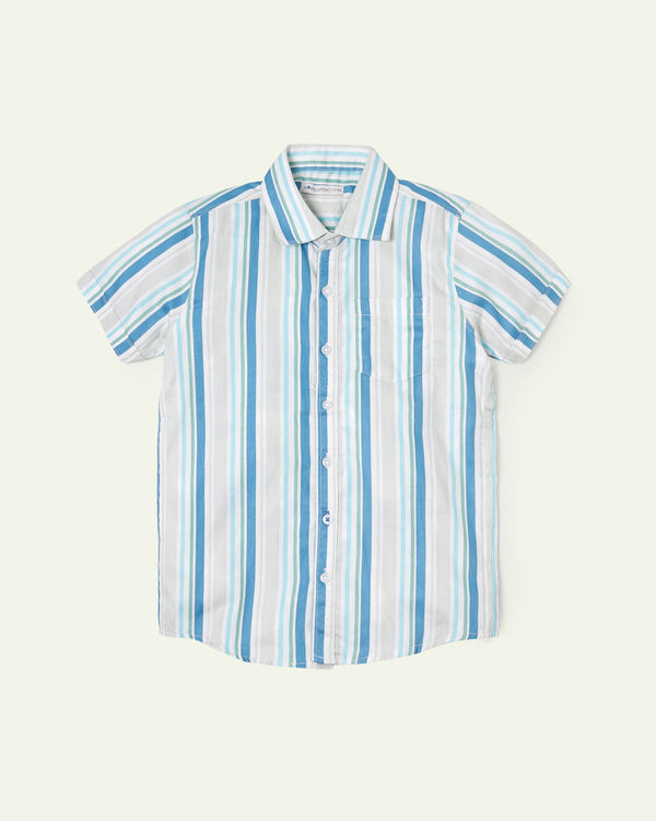 Striped Short Sleeves Shirt