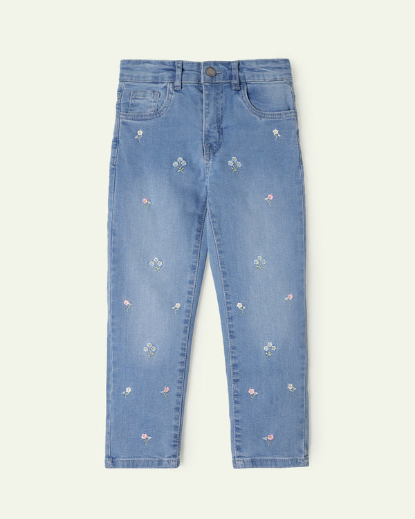 Floral Slim Fit Jeans