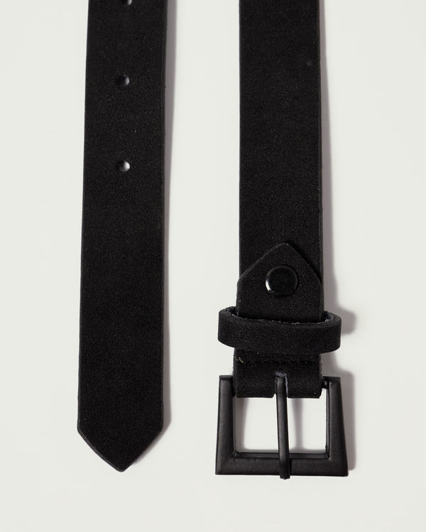 Black Suede Belt