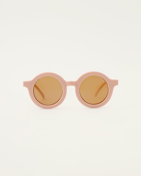 Peach Round Sunglasses