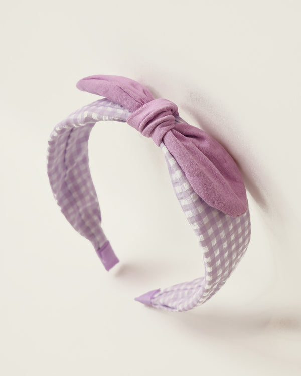 Checkered Bow Headbands